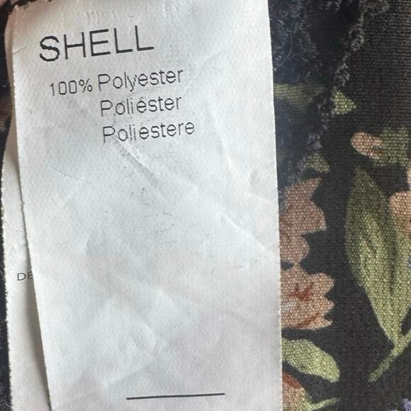 72. CUPSHE | Floral Long Sleeve Dress Sheer Lace Cutout Elastic Cuff & Waist - Picture 7 of 7